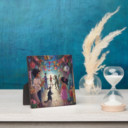 The Market Between Worlds Fotoplatte (InSitu)