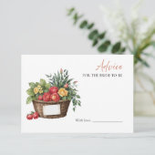 The Market Brautparty Advisor for the Bride Einladung (Stehend Vorderseite)