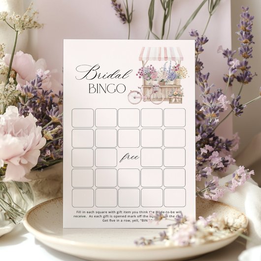 The Market Bridal Bingo Provence Spiel