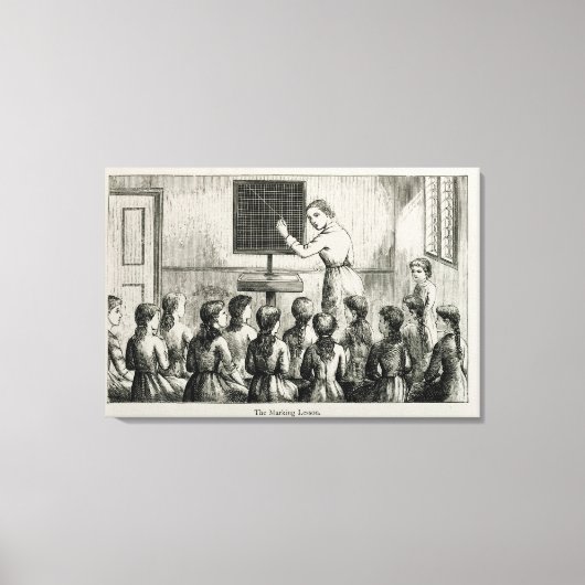 'The Marking Lesson', Illustration from 'A Manual Leinwanddruck (Vorderseite)