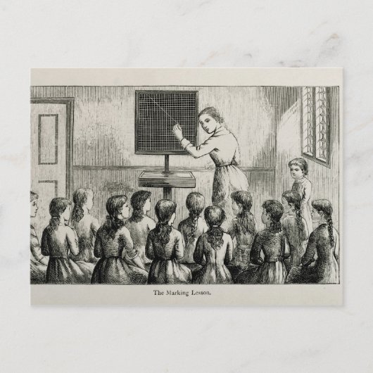 'The Marking Lesson', Illustration from 'A Manual Postkarte (Vorderseite)