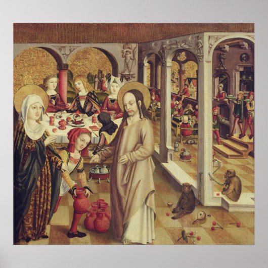 The Marriage at Cana, c.1500 Poster (Vorne)