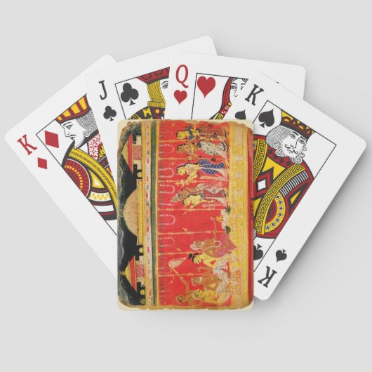 The Marriage of Krishna's Eltern, From hat sich ve Spielkarten (Rückseite)