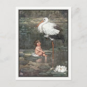 The Marsh King's Daughter von William Heath Robins Postkarte (Vorderseite)