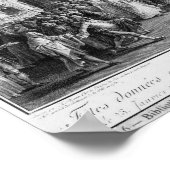 The masked ball, 23rd January 1782 Poster (Ecke)