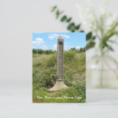 The Mason Dixon Line Postkarte (Stehend Vorderseite)