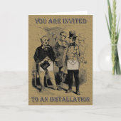 The Masonic Installation Einladung (Vorderseite)