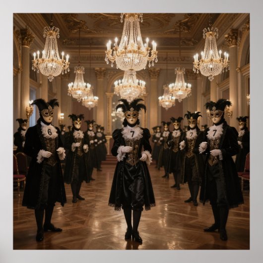 The Masquerade of Sevens Poster (Vorne)