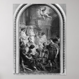 The Mass of St. Basil, before 1747 Poster