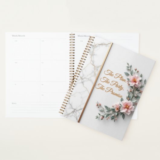 The Master Plan | Luxe Marble & Floral Wedding Planer (Anzeige)