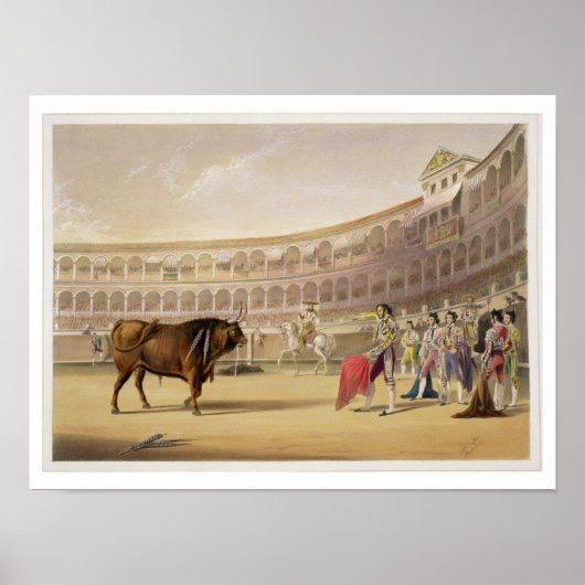 The Matador, 1865 (color litho) Poster (Vorne)