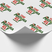 The Matcha Elf Funny Christmas Matcha Drink Geschenkpapier (Ecke)