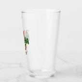 The Matcha Elf Funny Christmas Matcha Drink Glas (Links)