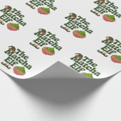 The Matcha Elf Funny Christmas Matcha Drink Liebha Geschenkpapier (Ecke)
