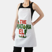 The Matcha Elf Funny Christmas Matcha Drink Schürze (InSitu)