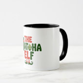 The Matcha Elf Funny Christmas Matcha Drink Tasse (VorderseiteRechts)