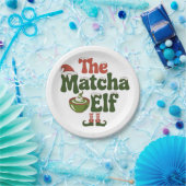 The Matcha Elf Magical Christmas Drink Pappteller (Party)