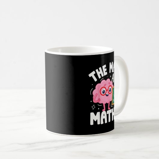 The Math Ain't Mathin Funny Math Teacher Kaffeetasse (VorderseiteRechts)