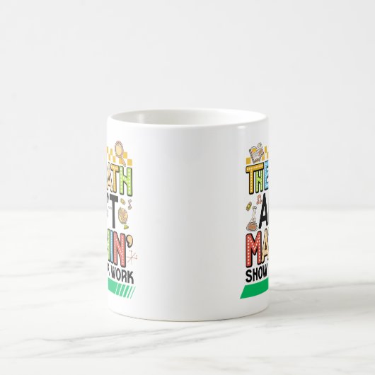 The math Aren't Mathing Funny Back to school Gifts Kaffeetasse (Mittel)