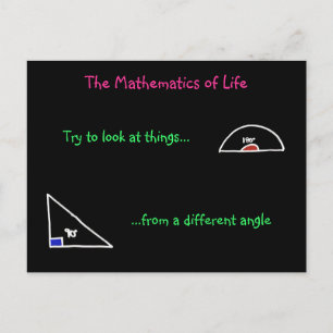 The Mathematics of Life Postcard Postkarte