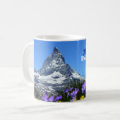 The Matterhorn Switzer Travel Souvenir Kaffeetasse (Vorderseite Links)