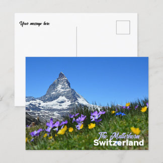 The Matterhorn Switzerland Reisen Souvenir Postkarte