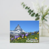 The Matterhorn Switzerland Reisen Souvenir Postkarte (Stehend Vorderseite)