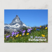 The Matterhorn Switzerland Reisen Souvenir Postkarte (Vorderseite)