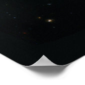 The Mäuse (NGC 4676)- Colliding Galaxies Poster (Ecke)