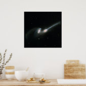 The Mäuse (NGC 4676)- Colliding Galaxies Poster (Küche)