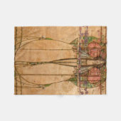 The May Queen - Margaret Macdonald Mackintosh Fleecedecke (Vorderseite (Horizontal))