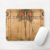 The May Queen - Margaret Macdonald Mackintosh Mousepad (Mit Mouse)