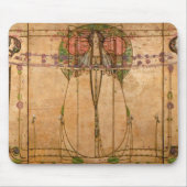 The May Queen - Margaret Macdonald Mackintosh Mousepad (Vorne)