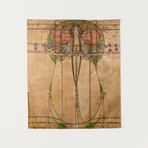 The May Queen - Margaret Macdonald Mackintosh Wandteppich