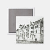 The Meadow Gebäude, Christ Church, Oxford Magnet (Vorderseite/Rückseite)