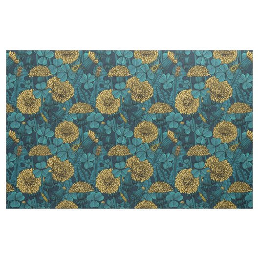 The meadow in yellow and blue stoff (Fat Quarter (45,7 x 55,9 cm))
