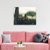 The Meal at Honfleur, 1875 Leinwanddruck (Insitu (Wohnzimmer))