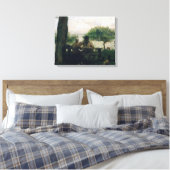 The Meal at Honfleur, 1875 Leinwanddruck (Insitu (Schlafzimmer))
