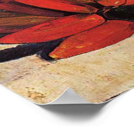 'The Meal' - Paul Gauguin Print Poster (Ecke)