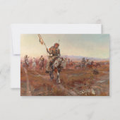 The Medicine Man, 1908 von Charles Marion Russell Dankeskarte (Vorderseite)