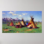 The Medicine Teepee Joseph Henry Sharp 1903 Poster (Vorne)