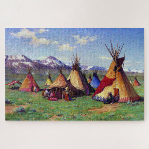 The Medicine Teepee Joseph Henry Sharp 1903 Puzzle