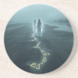 The Meeting on the Misty Shore Getränkeuntersetzer