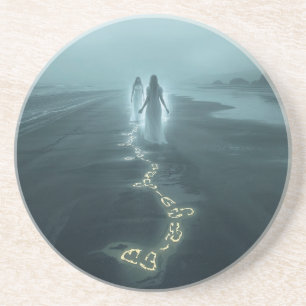 The Meeting on the Misty Shore Getränkeuntersetzer