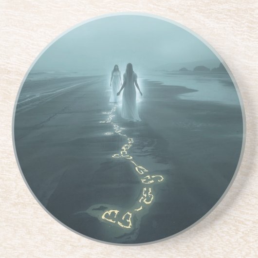 The Meeting on the Misty Shore Getränkeuntersetzer (Vorne)