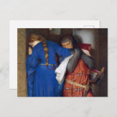 The Meeting on the Turret Stairs by Burton Postkarte (Vorne/Hinten)