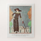 The Melancholy Walker von George Barbier Puzzle (Vertikal)