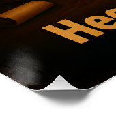 The Meow Shining Cat Parody Poster (Ecke)