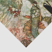 "The Mermaid King" von Edmund Dulac Seidenpapier (Ausschnitt)