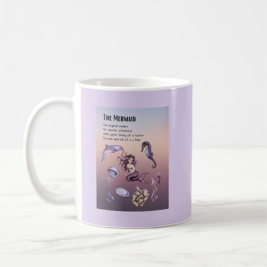The Mermaid Legend - Coffee Mug Kaffeetasse (Links)